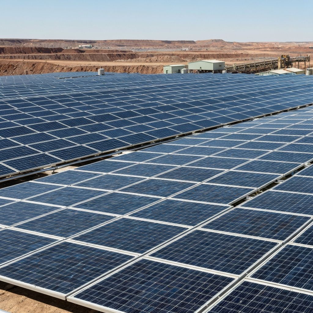 Solar panel installation